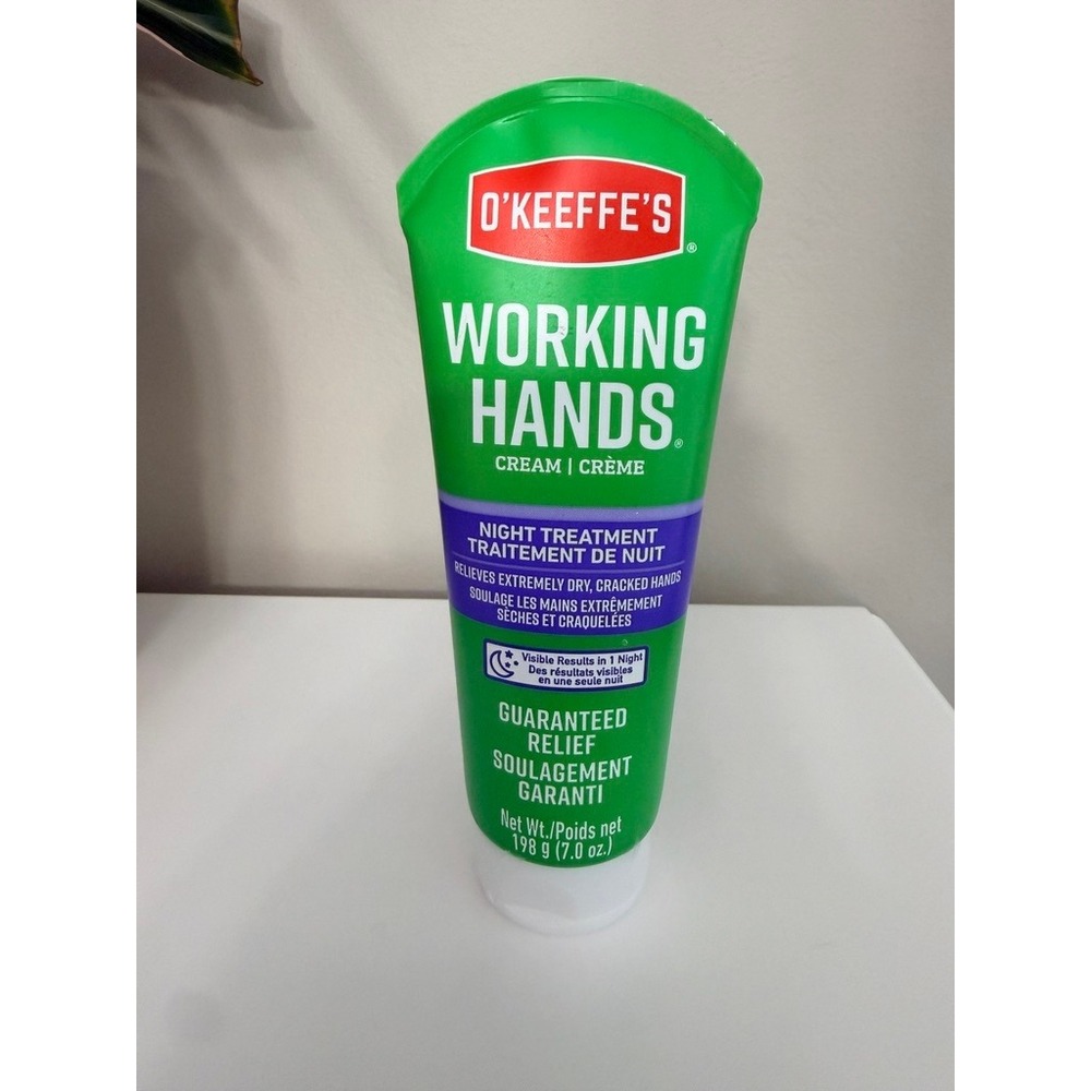 O'Keeffe's Working Hands Night Treatment 7oz Green Intensive Repair Cream NWT